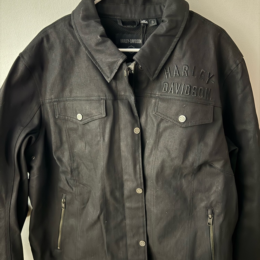 Harley-Davidson Women's Black Textile Riding Jacket